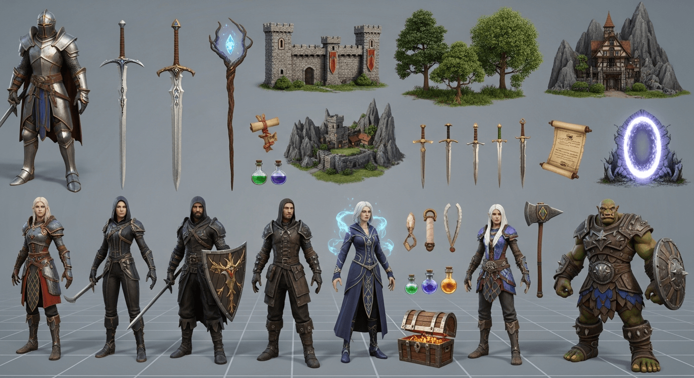 How to Create AI Game Assets with Seedream v4.5