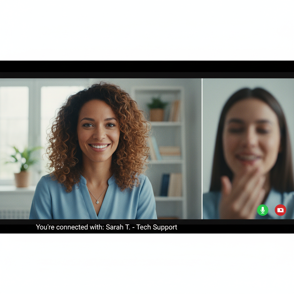 An AI-generated talking head from OmniHuman v1.5